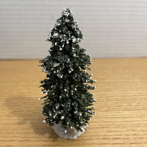 Vtg Cobblestone Corners Christmas Village Set Tree Club House Stone Bridge Pine - Picture 6 of 8